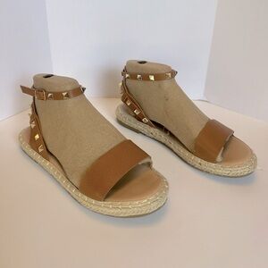 Steve Madden Rock Stud espadrille sandals.